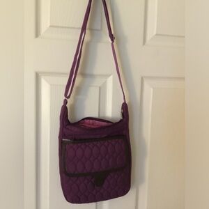 LUG crossbody purse.